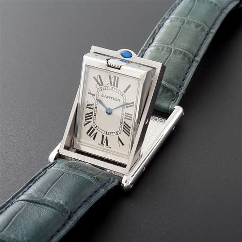 cartier tank basculante watch.